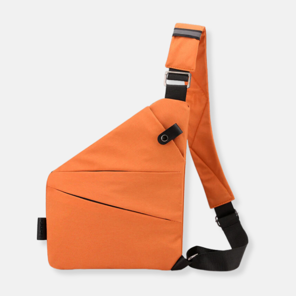 Bolso bandolera antirrobo con cremalleras ocultas