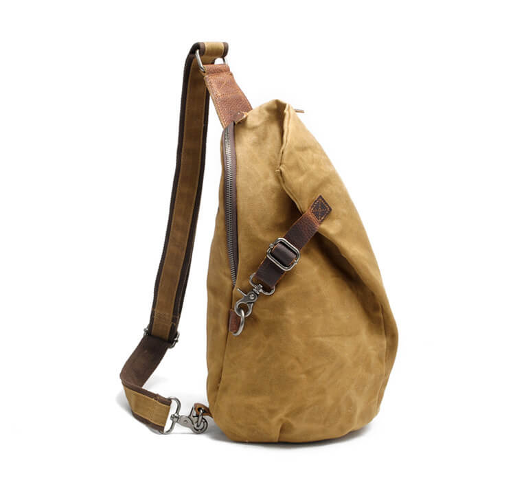 Bolso bandolera de lona resistente al agua con bolsillo antirrobo – MultiWear