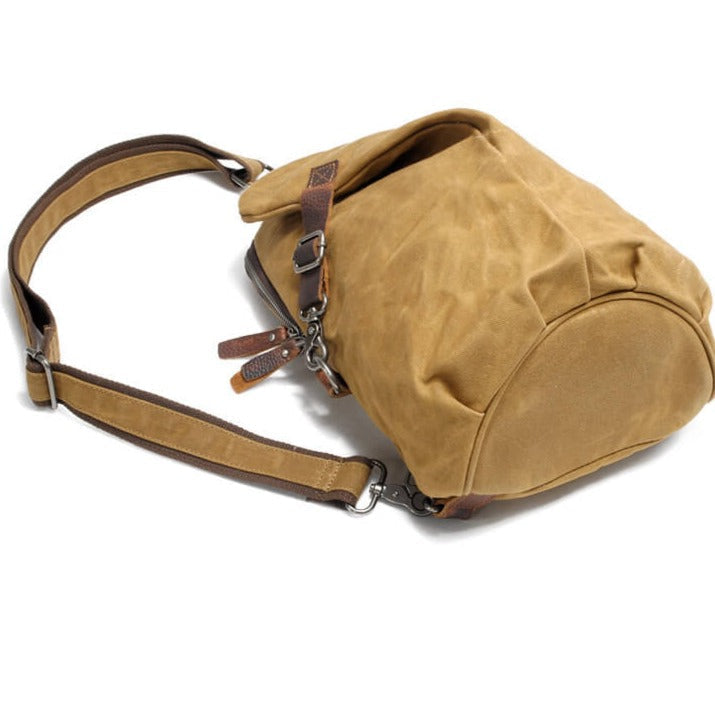 Bolso bandolera de lona resistente al agua con bolsillo antirrobo – MultiWear