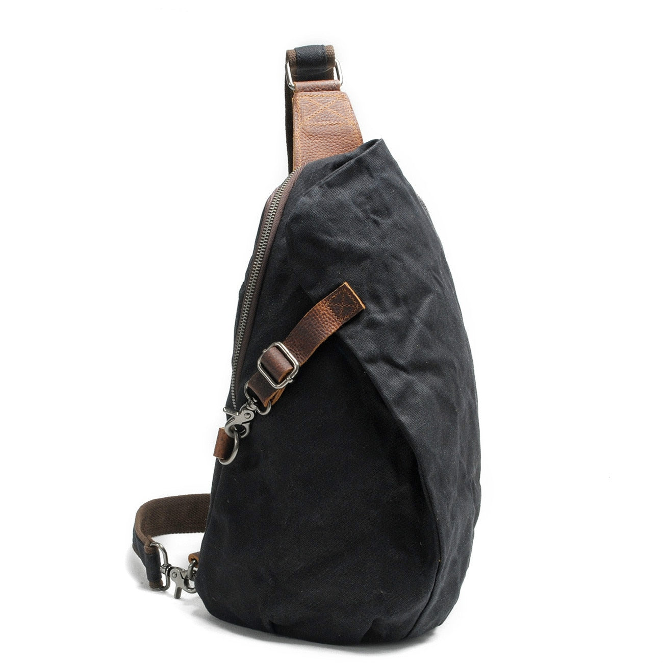 Bolso bandolera de lona resistente al agua con bolsillo antirrobo – MultiWear