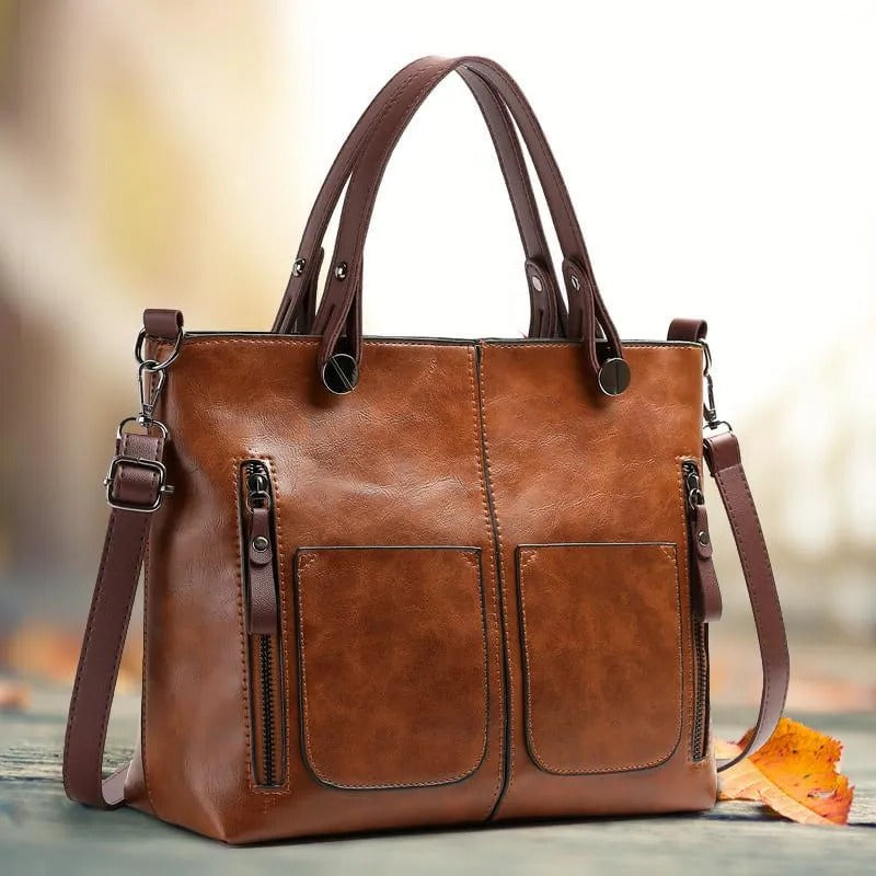 Bolso de piel elegante