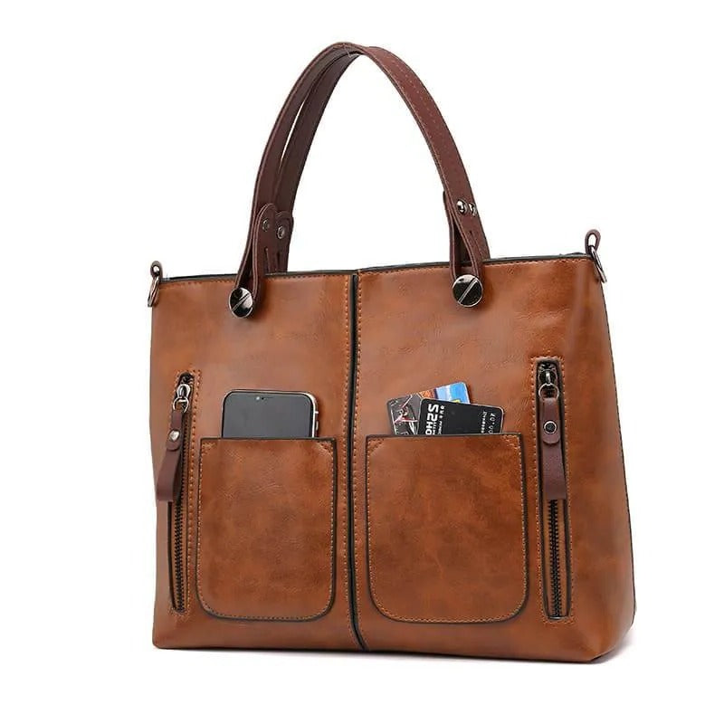 Bolso de piel elegante