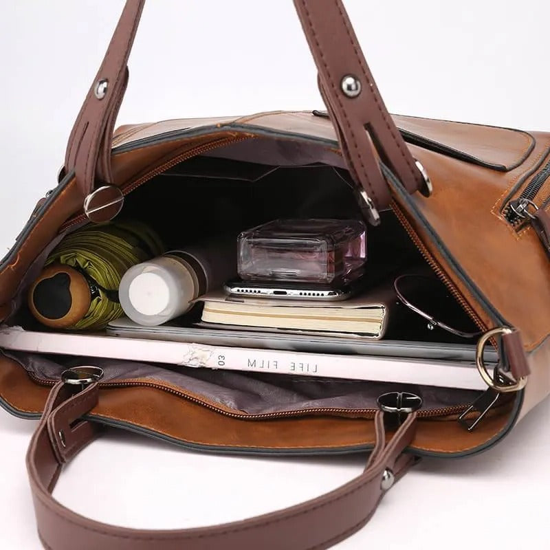 Bolso de piel elegante