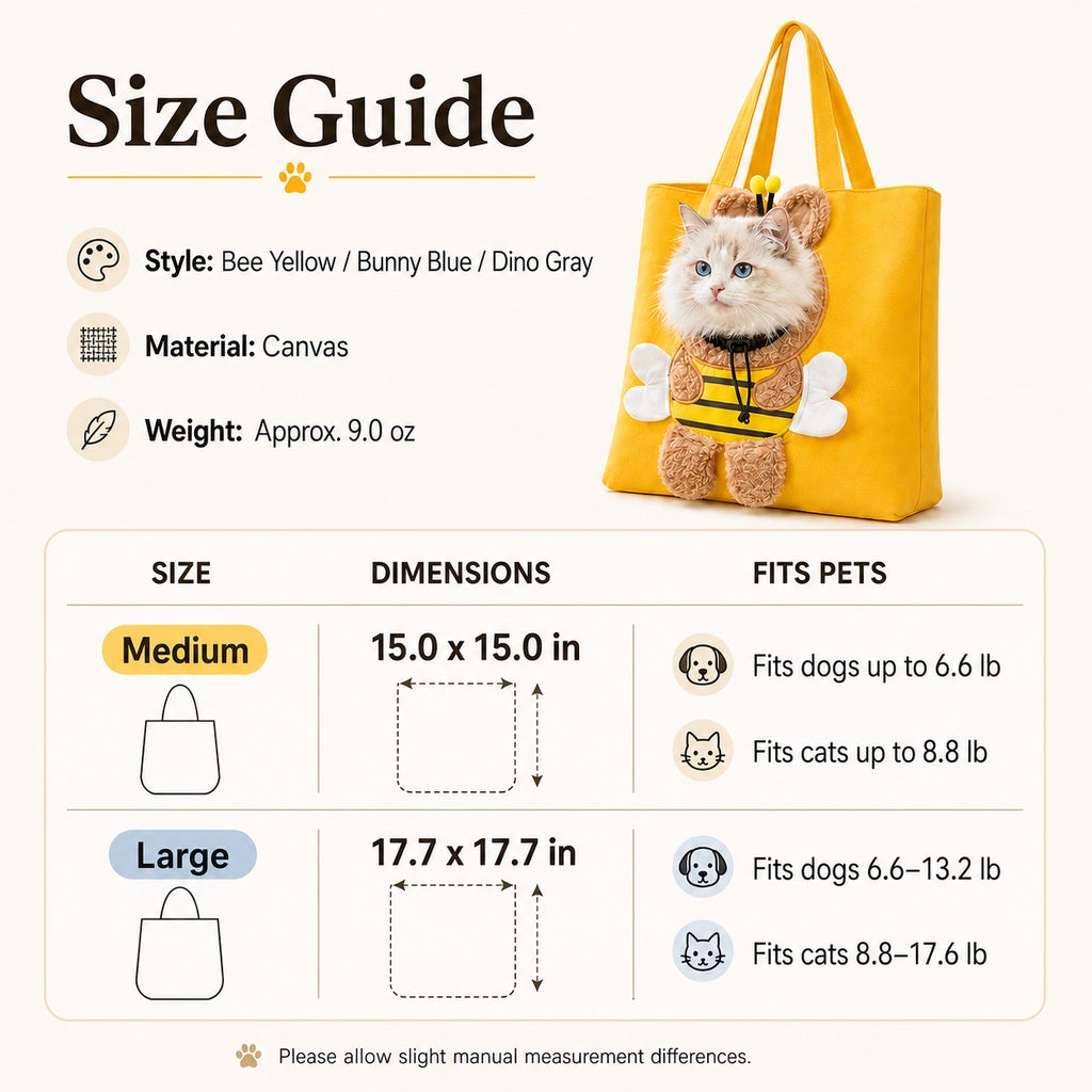 Bolso transportín con cabeza fuera para gatos y perros pequeños – Paseos y visitas al veterinario