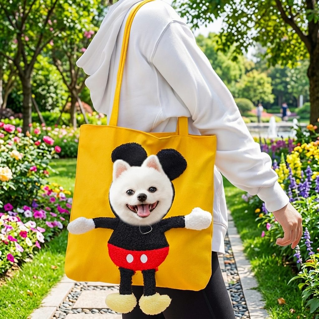 Bolso transportín con cabeza fuera para gatos y perros pequeños – Paseos y visitas al veterinario