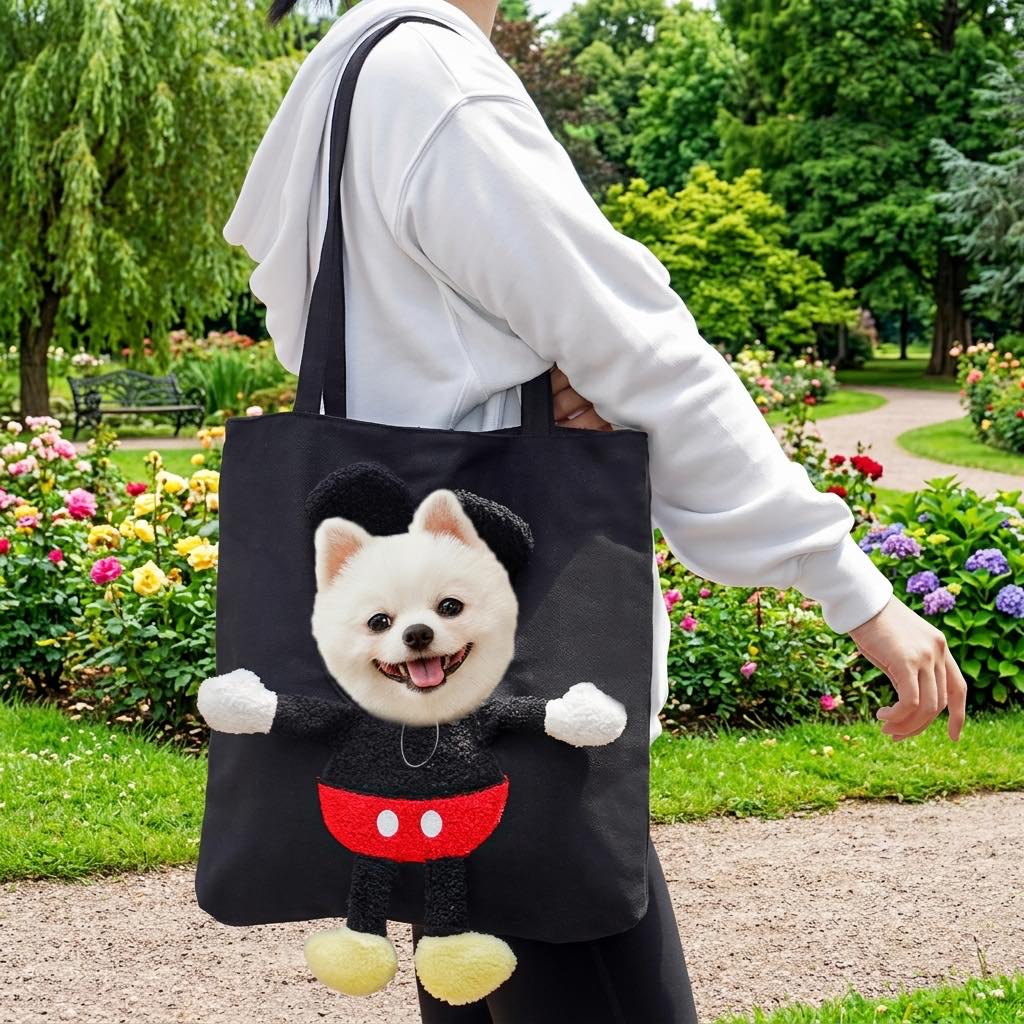 Bolso transportín con cabeza fuera para gatos y perros pequeños – Paseos y visitas al veterinario