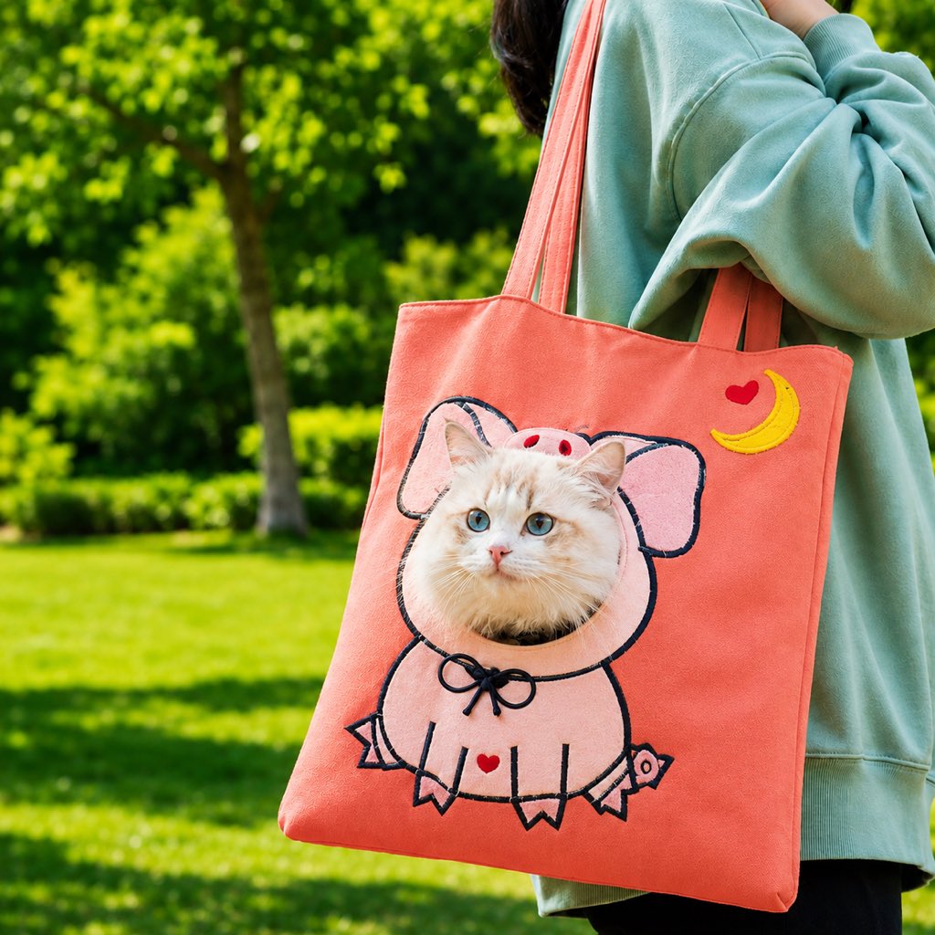 Bolso transportín con cabeza fuera para gatos y perros pequeños – Paseos y visitas al veterinario