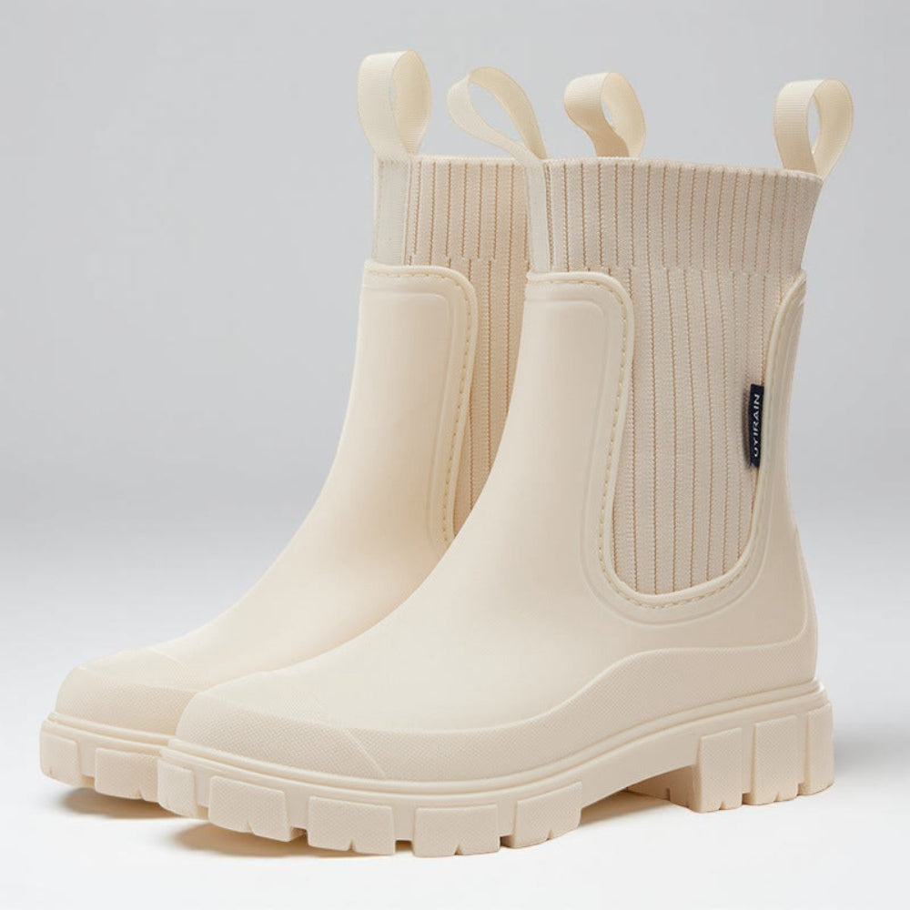 Botas Chelsea de mujer con suela de agarre estilo outdoor