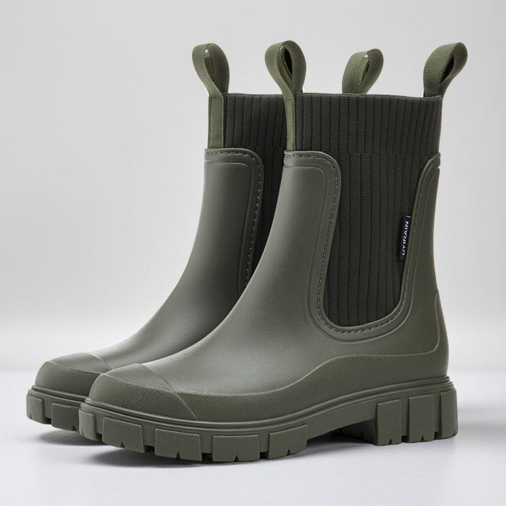 Botas Chelsea de mujer con suela de agarre estilo outdoor
