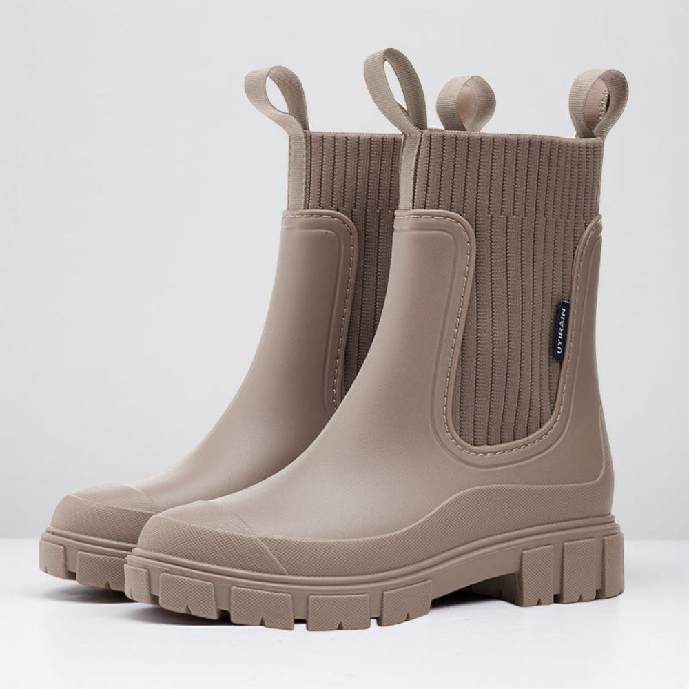 Botas Chelsea de mujer con suela de agarre estilo outdoor