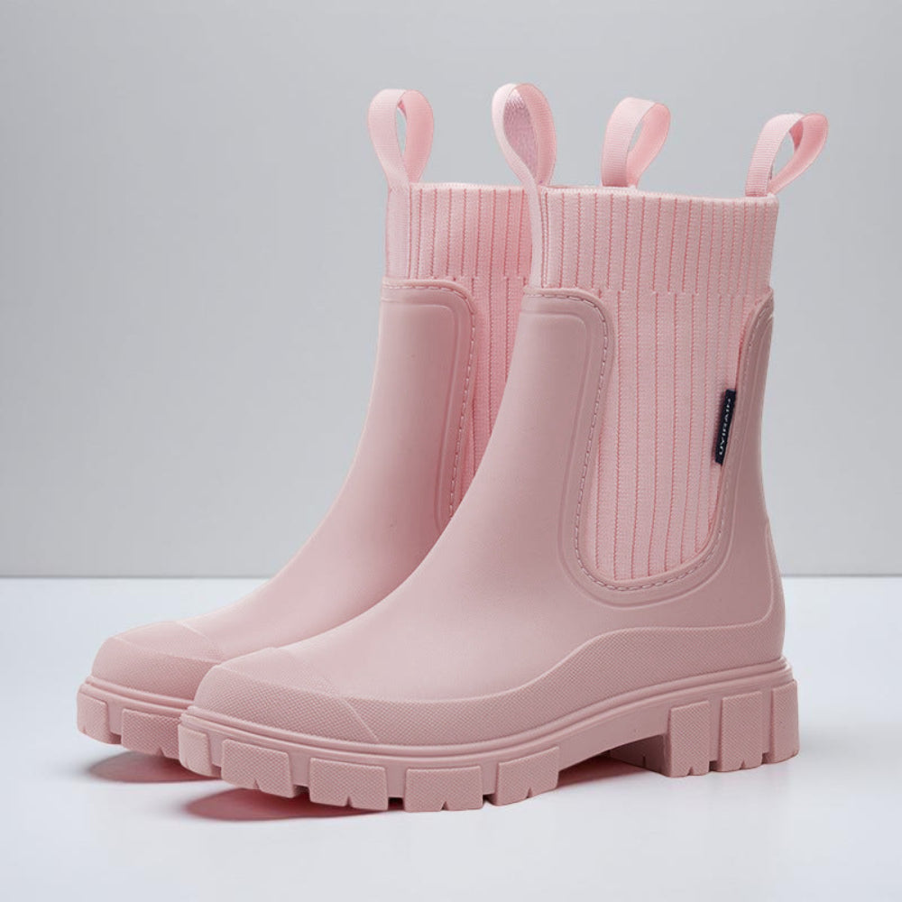Botas Chelsea de mujer con suela de agarre estilo outdoor