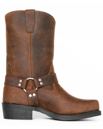 Botas harness para hombre de estilo robusto y uso diario