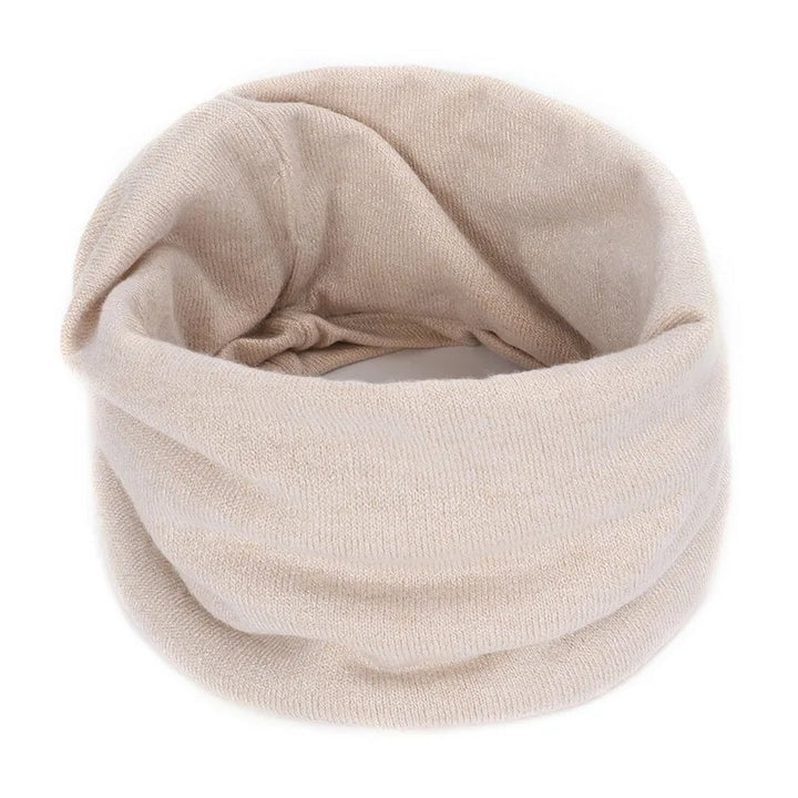 Bufanda de cachemira acogedora para invierno, cuello térmico con tejido ligero y transpirable