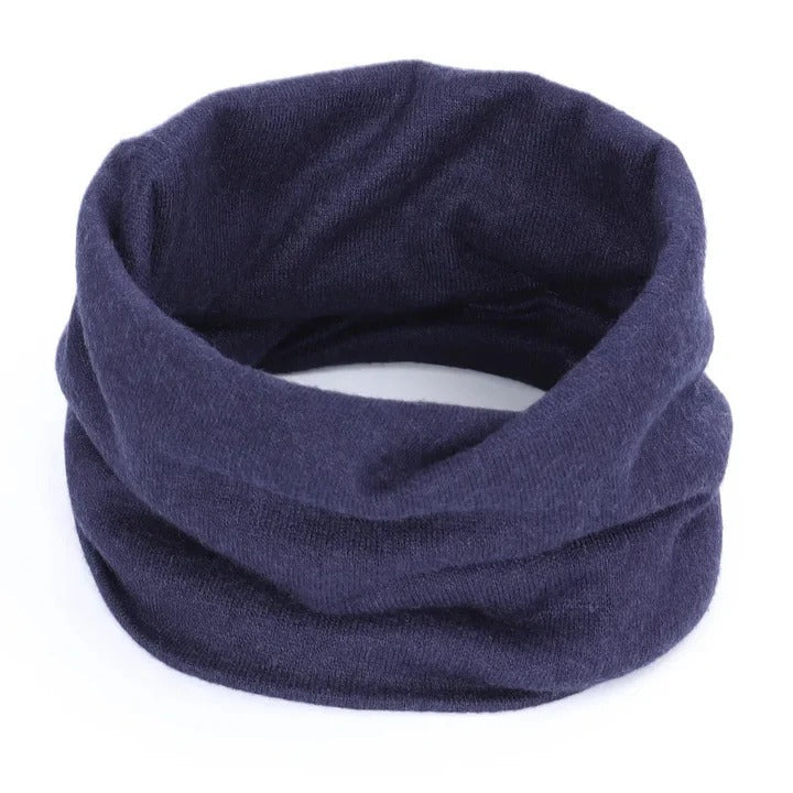 Bufanda de cachemira acogedora para invierno, cuello térmico con tejido ligero y transpirable