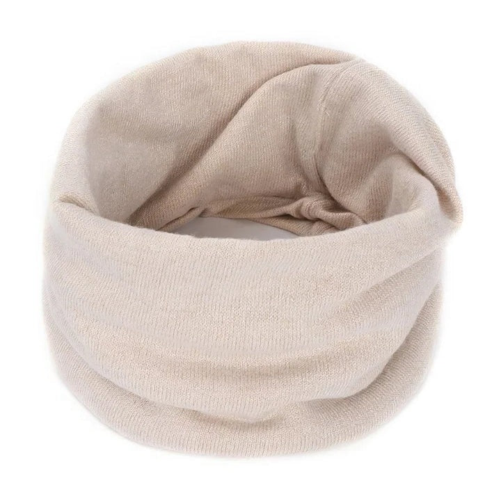 Bufanda de cachemira acogedora para invierno, cuello térmico con tejido ligero y transpirable