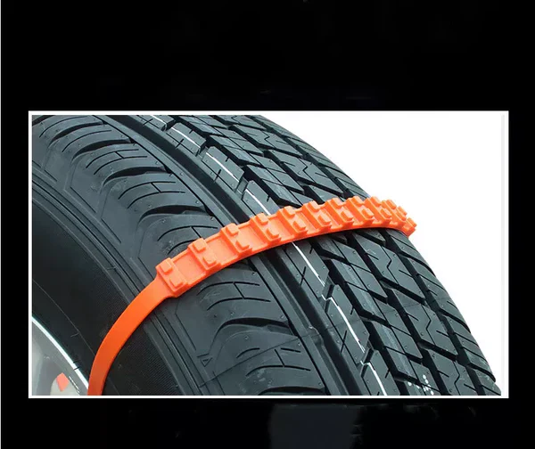 Cadenas de nieve reutilizables antideslizantes para coche