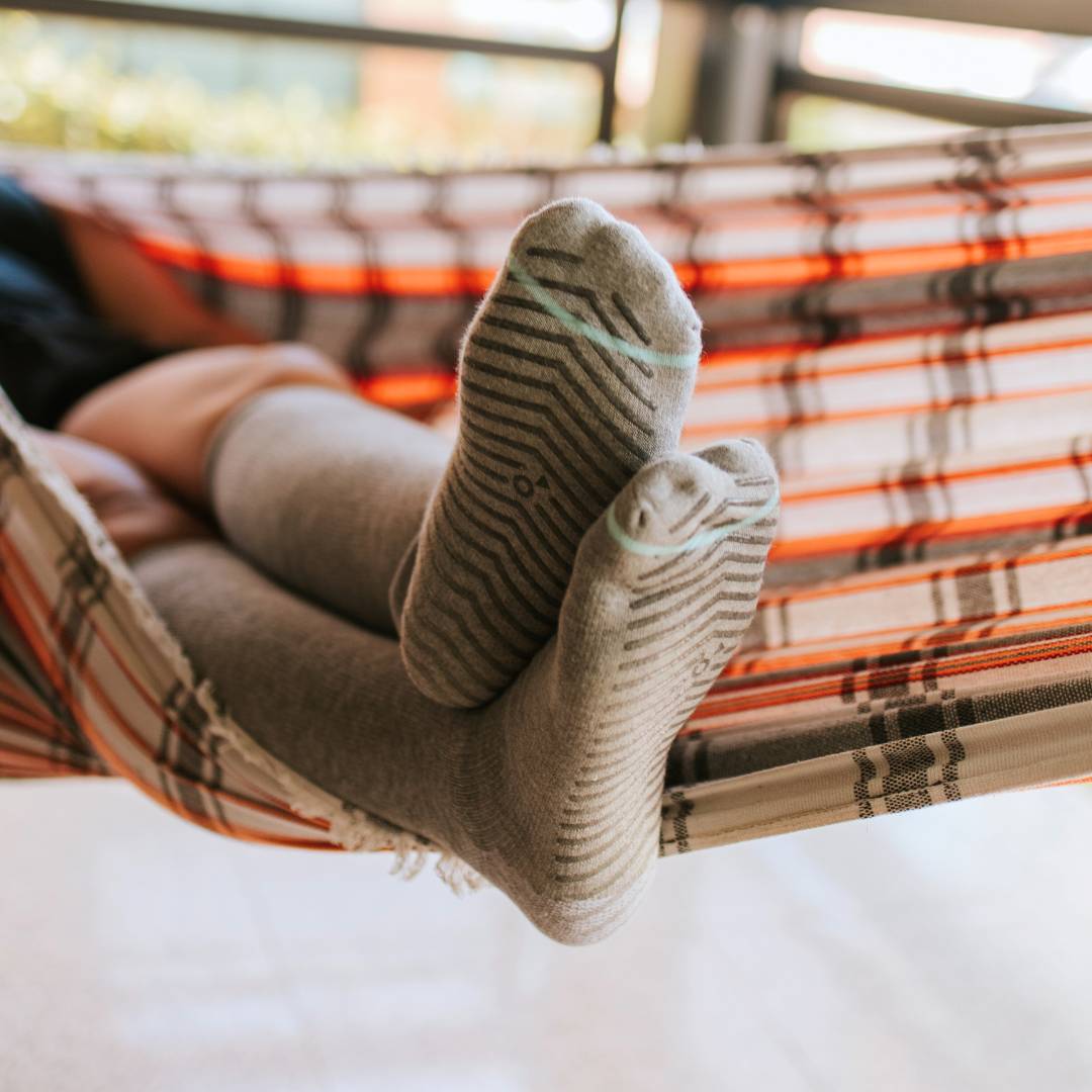 Calcetines de compresión de bambú para comodidad y soporte de piernas todo el día