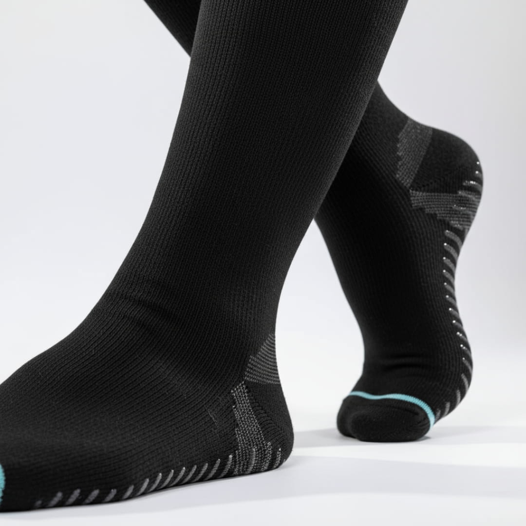 Calcetines de compresión de bambú para comodidad y soporte de piernas todo el día