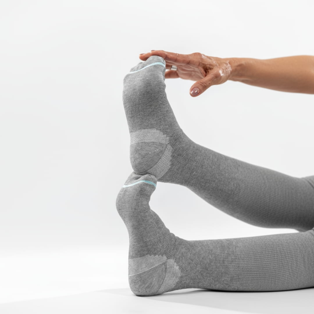 Calcetines de compresión de bambú para comodidad y soporte de piernas todo el día