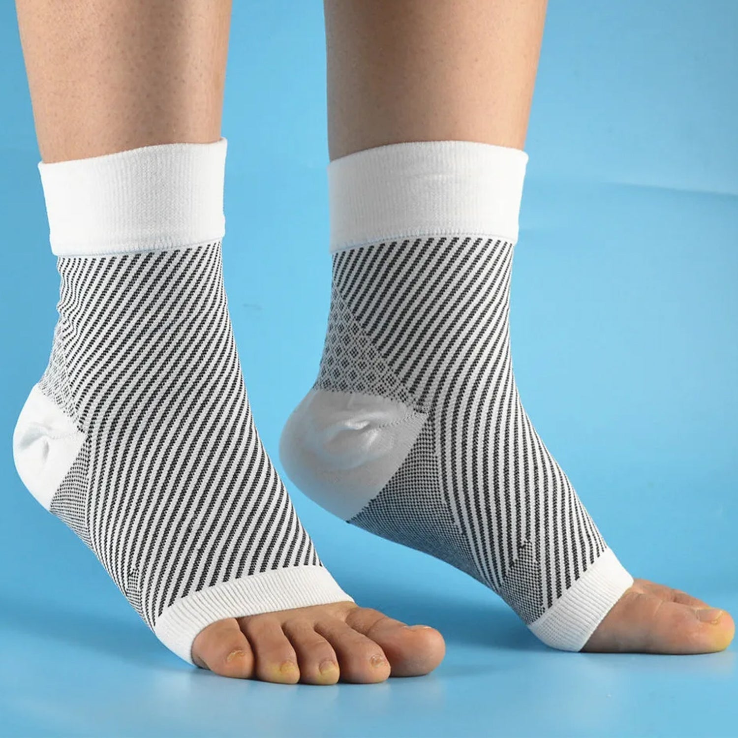 Calcetines de compresión unisex para pie y tobillo