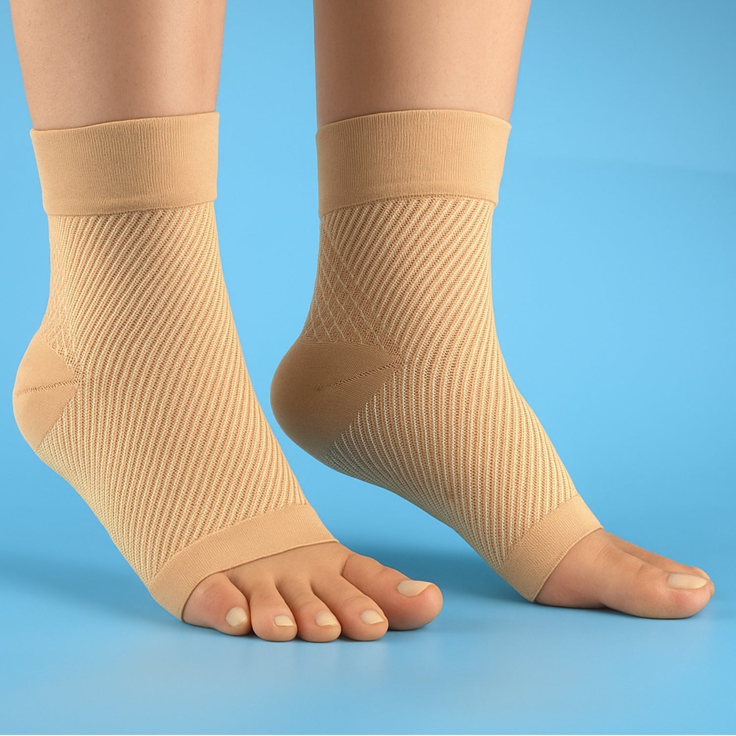 Calcetines de compresión unisex para pie y tobillo