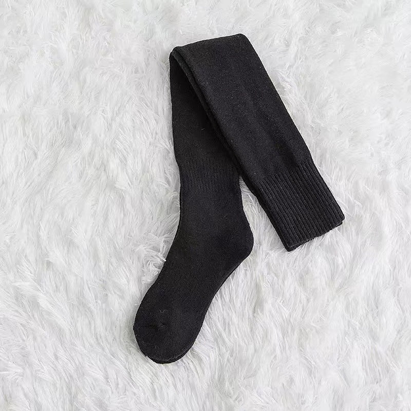 Calcetines de lana por encima de la rodilla