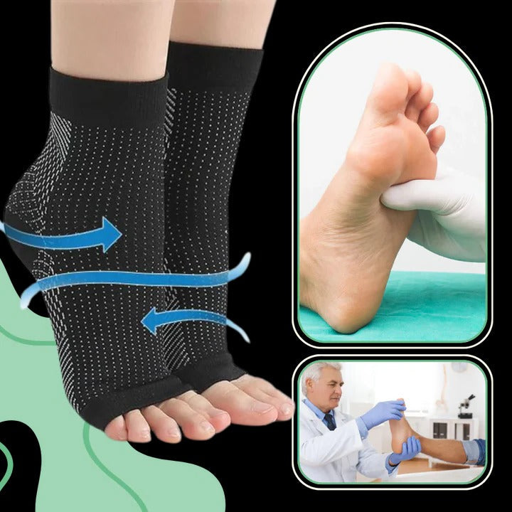 Calcetines para neuropatía con alivio del dolor y compresión terapéutica