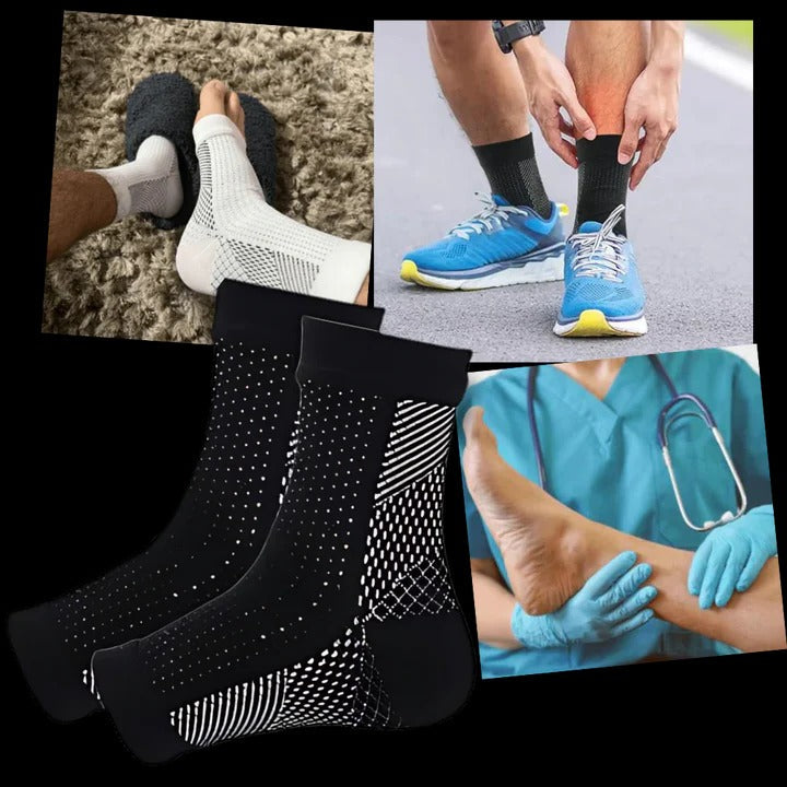 Calcetines para neuropatía con alivio del dolor y compresión terapéutica