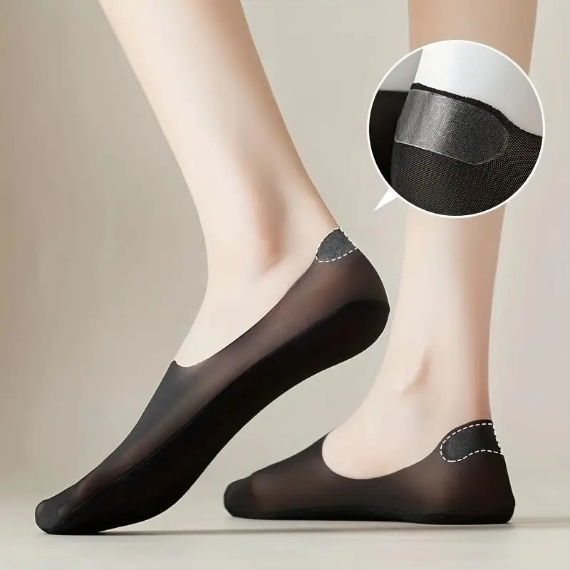 Calcetines tobilleros para mujer - Diseño transpirable y antideslizante