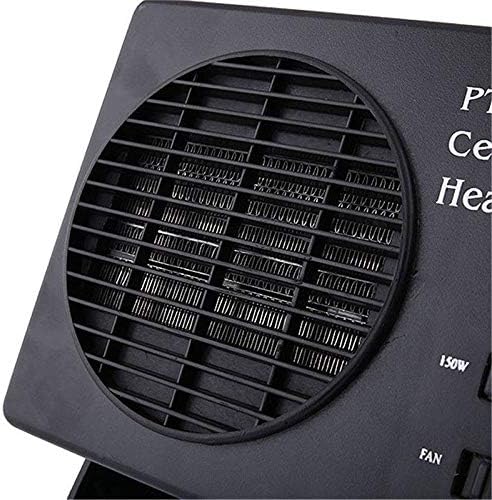 Calefactor cerámico para coche 12 V | 150 W-300 W | Desempañador portátil con termostato automático