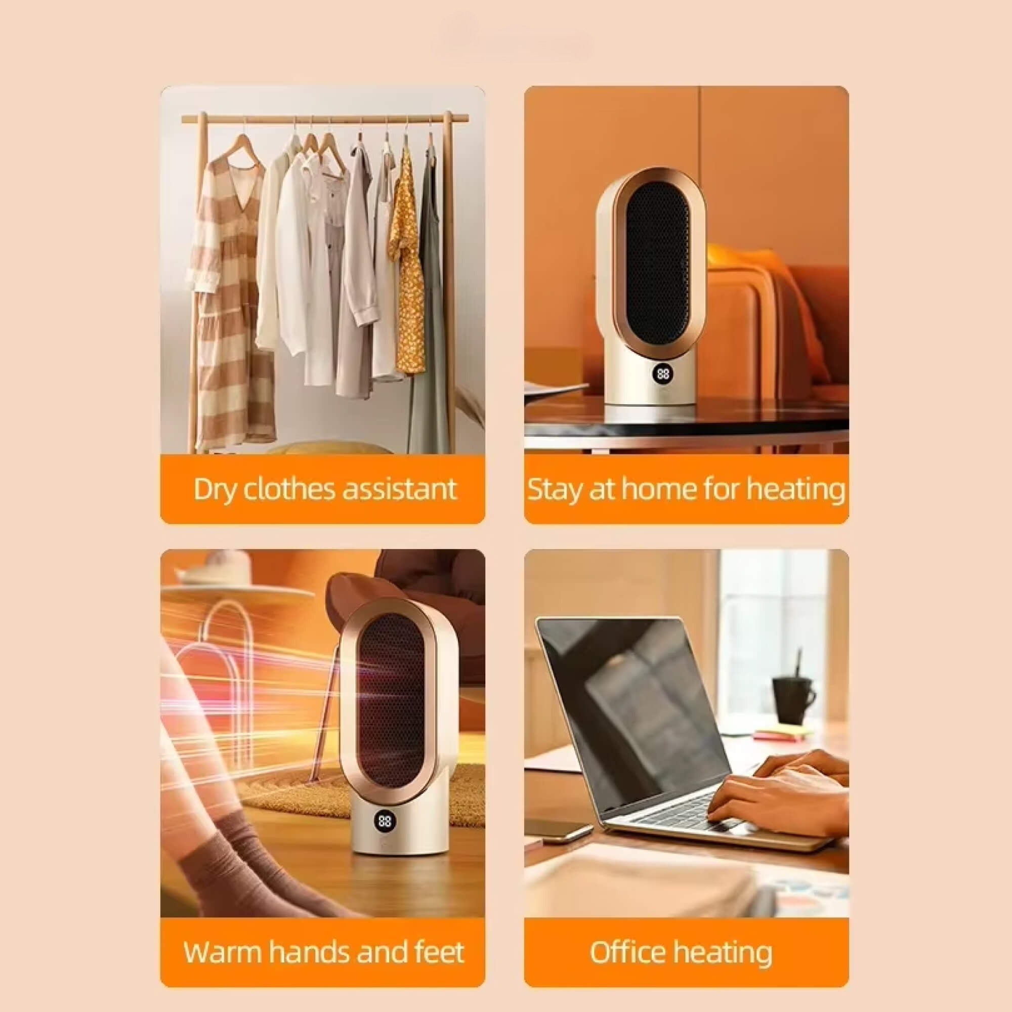 Calefactor de bajo consumo para habitaciones pequeñas
