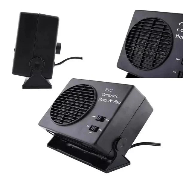 Calefactor de coche 150 W 300 W 12 V calefactor ventilador cerámico para coche