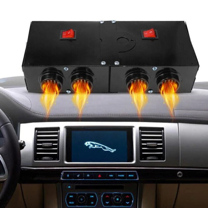 Calefactor eléctrico de coche de 500 W con calentamiento rápido y ventilador