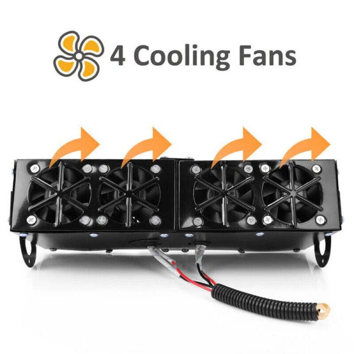 Calefactor eléctrico de coche de 500 W con calentamiento rápido y ventilador