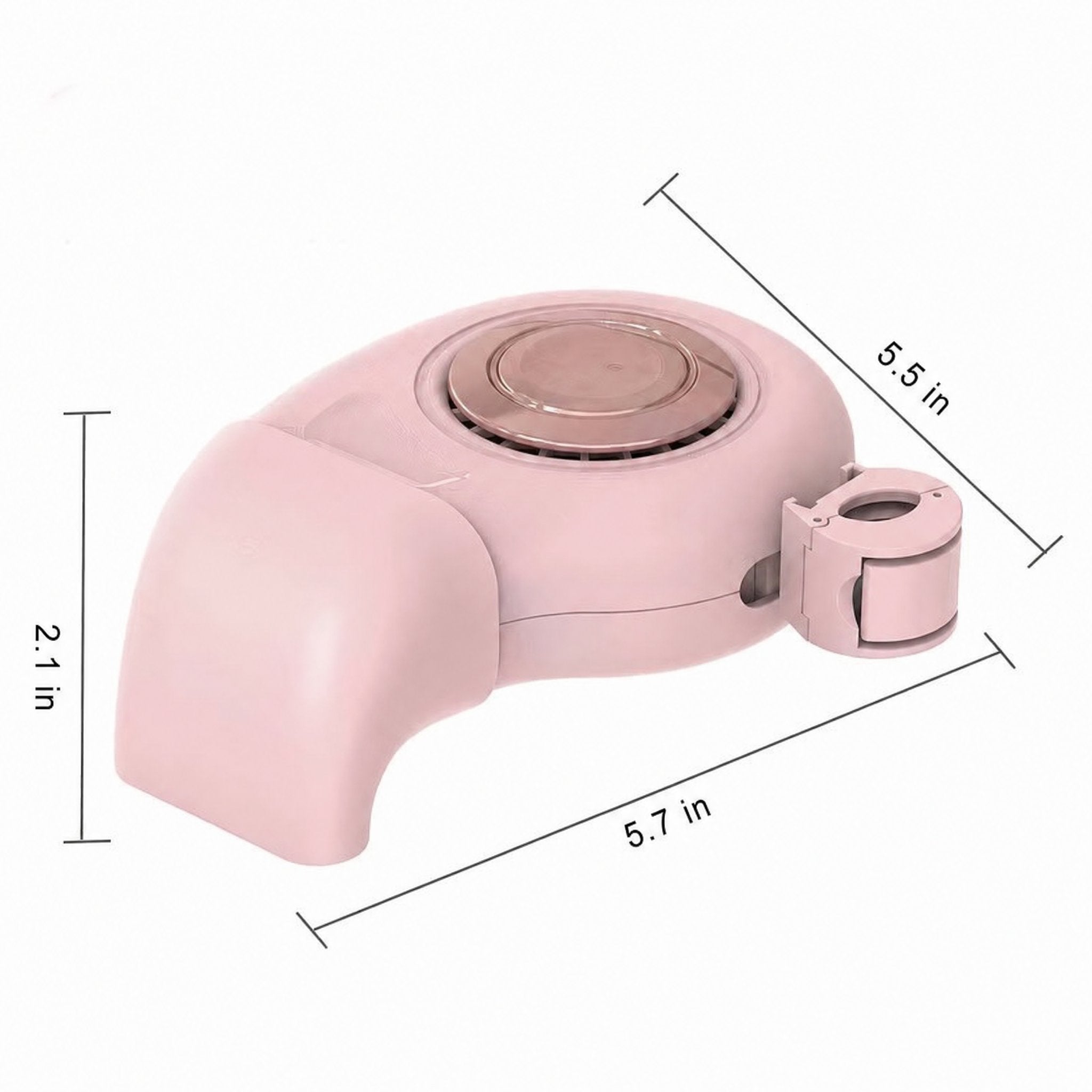 Calefactor portátil para coche con enchufe de 12 voltios, ventilador desempañador y soporte giratorio