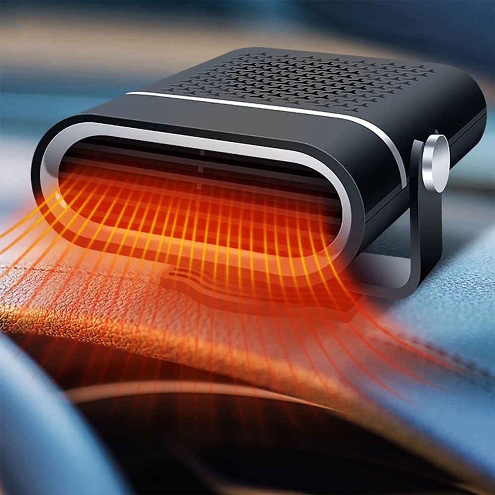 Calefactor portátil para coche con ventilador de 12 V y desempañado rápido