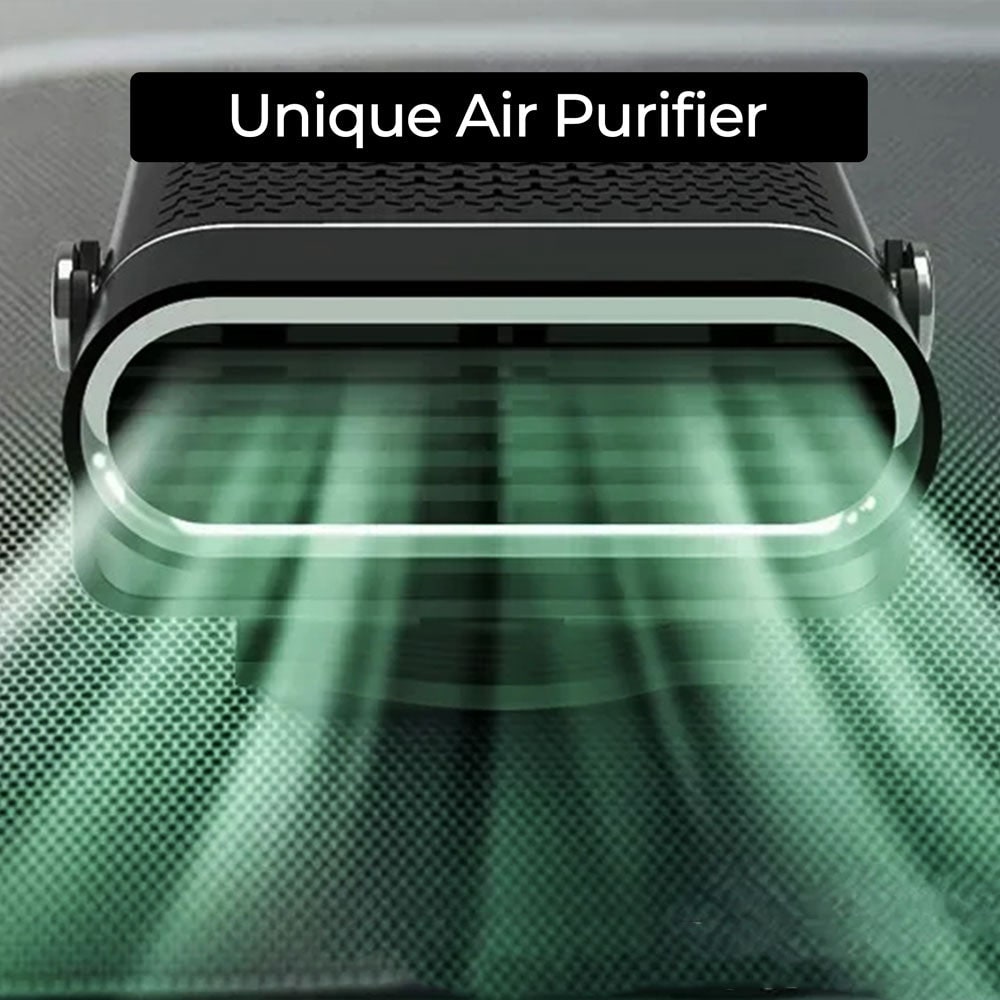 Calefactor portátil para coche con ventilador de 12 V y desempañado rápido