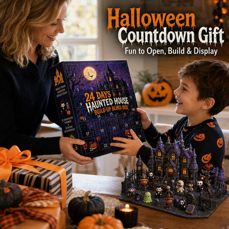 Calendario de adviento de Halloween con 24 días de sorpresas coleccionables