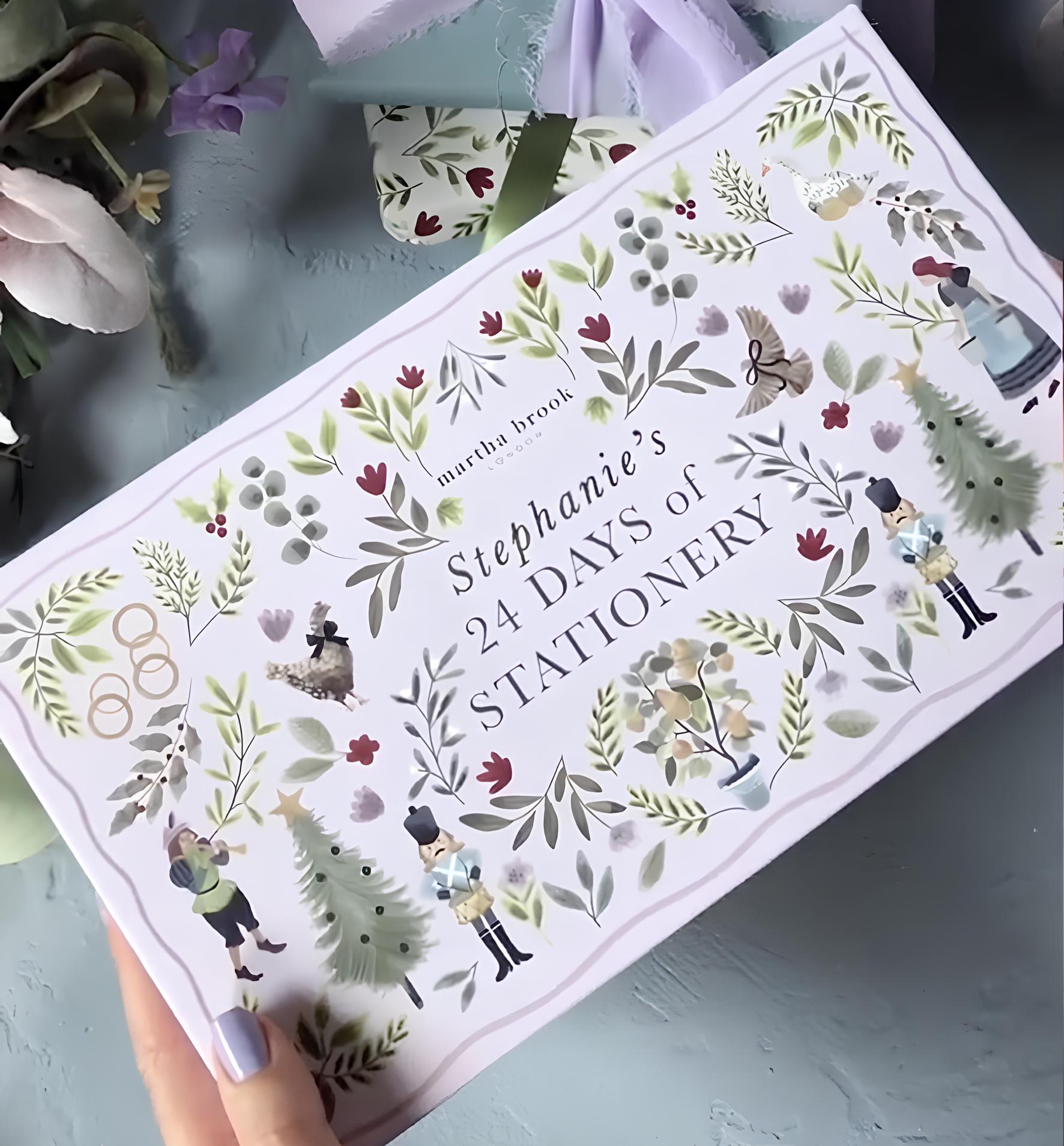 Calendario de adviento con papelería 24 sorpresas JollyJournals™