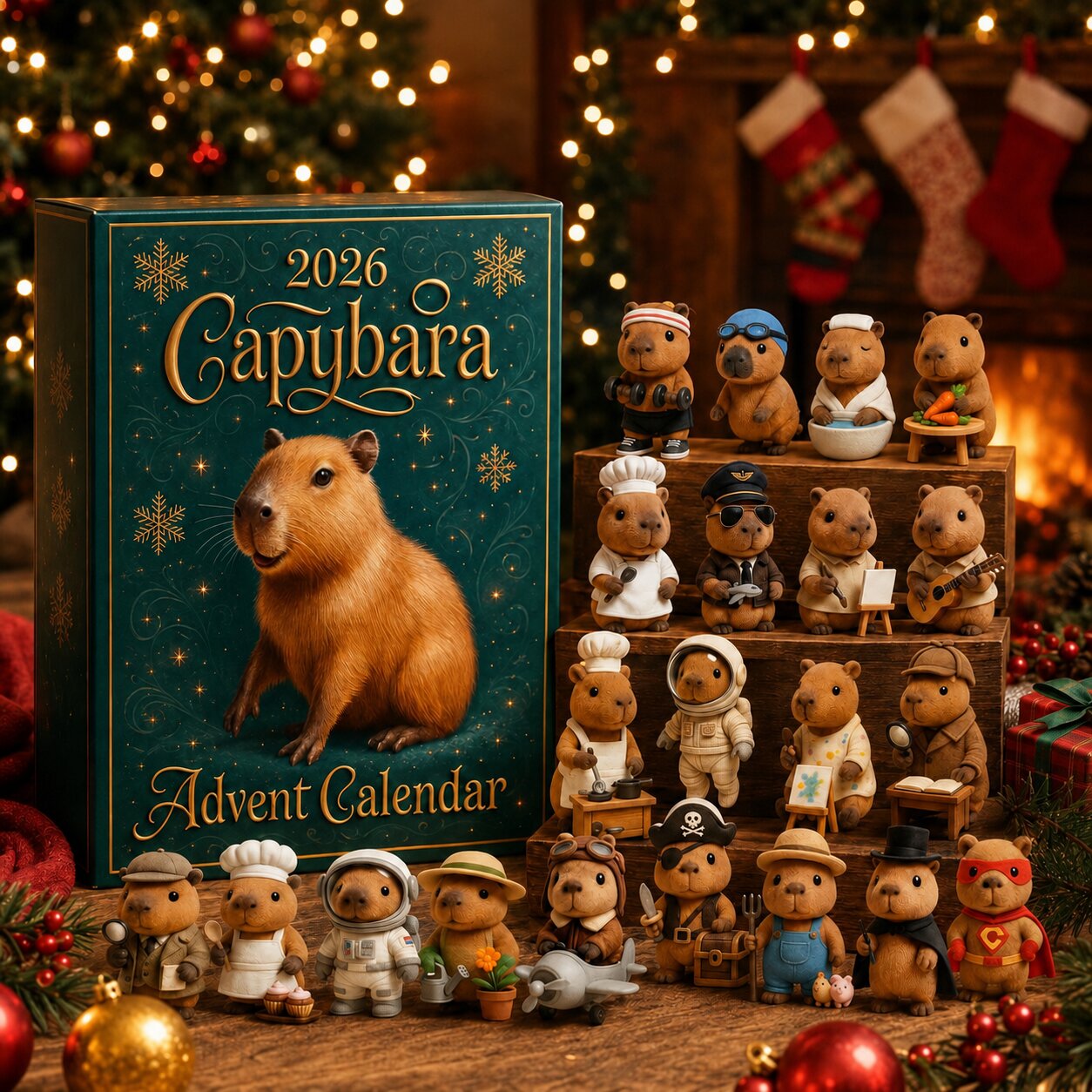 Calendario de adviento de capibaras 2026