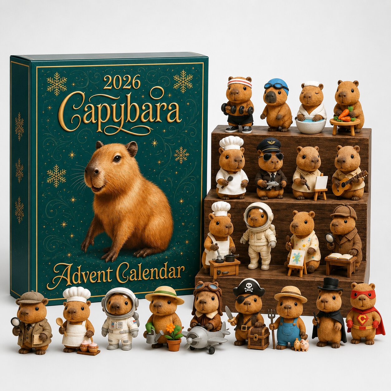 Calendario de adviento de capibaras 2026