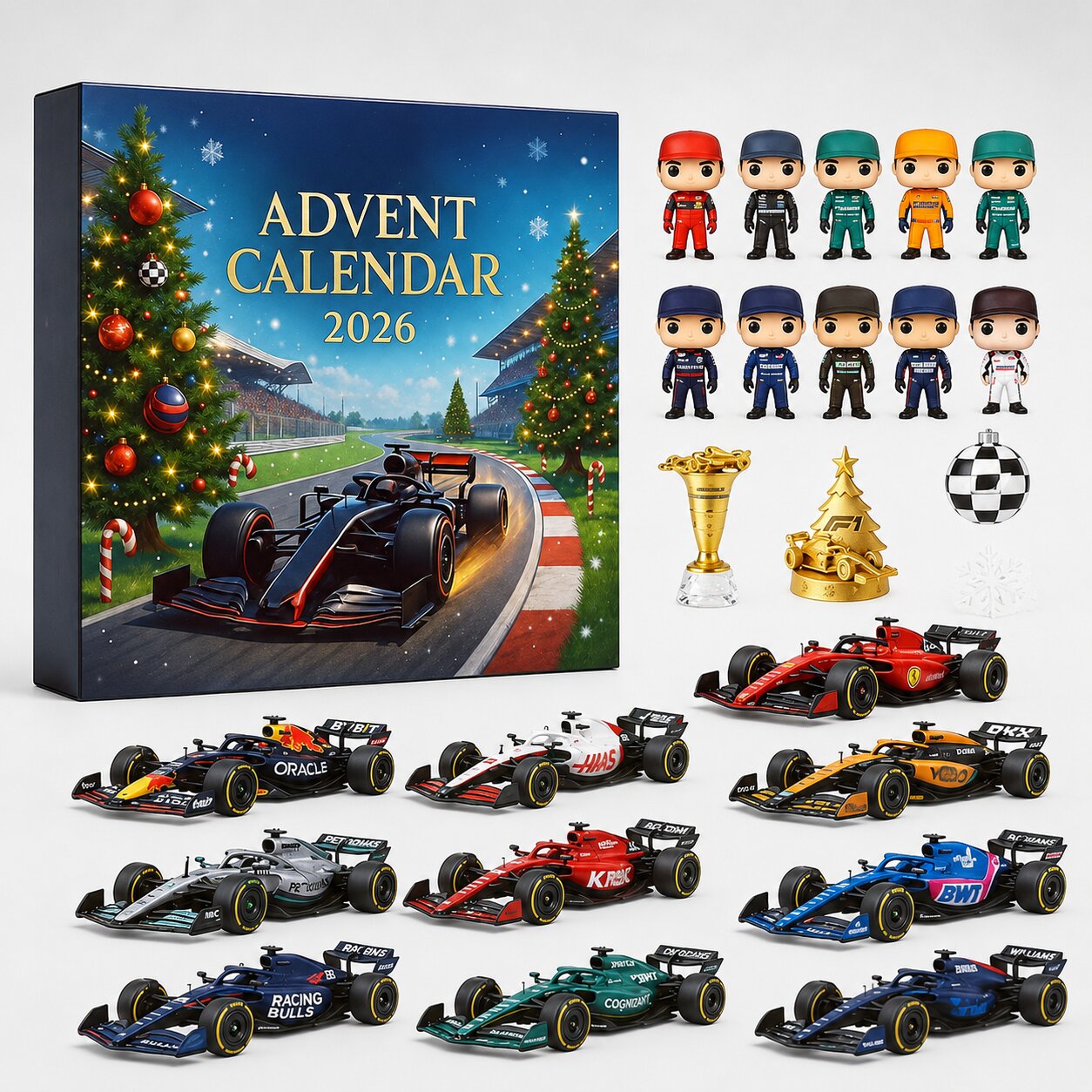 Calendario de Adviento Fórmula 1 2026