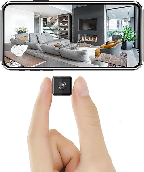 Cámara de seguridad wifi 1080p inalámbrica con control por app y visión nocturna