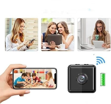 Cámara de seguridad wifi 1080p inalámbrica con control por app y visión nocturna