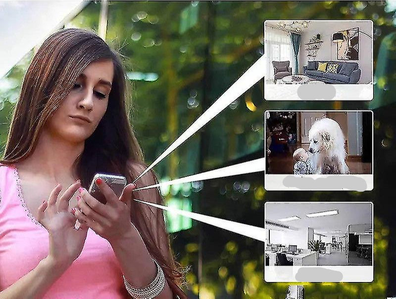 Cámara inalámbrica 5G, 1080P HD, montaje fácil, control por app