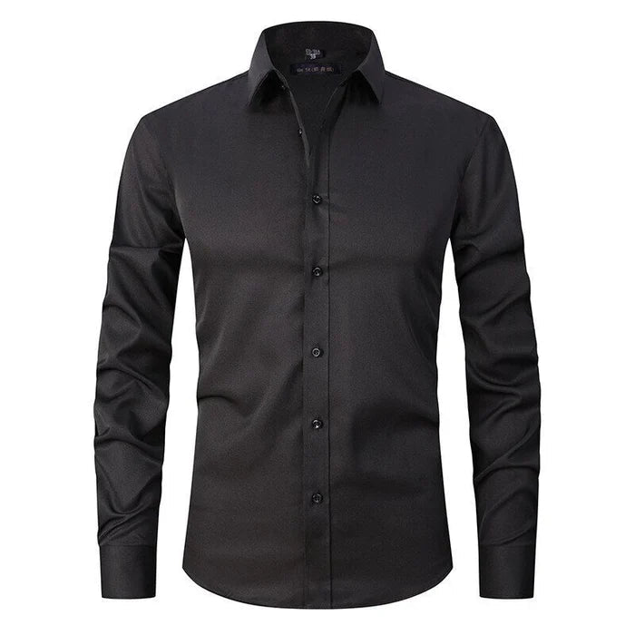 Camisa de vestir elástica de alto rendimiento para hombre