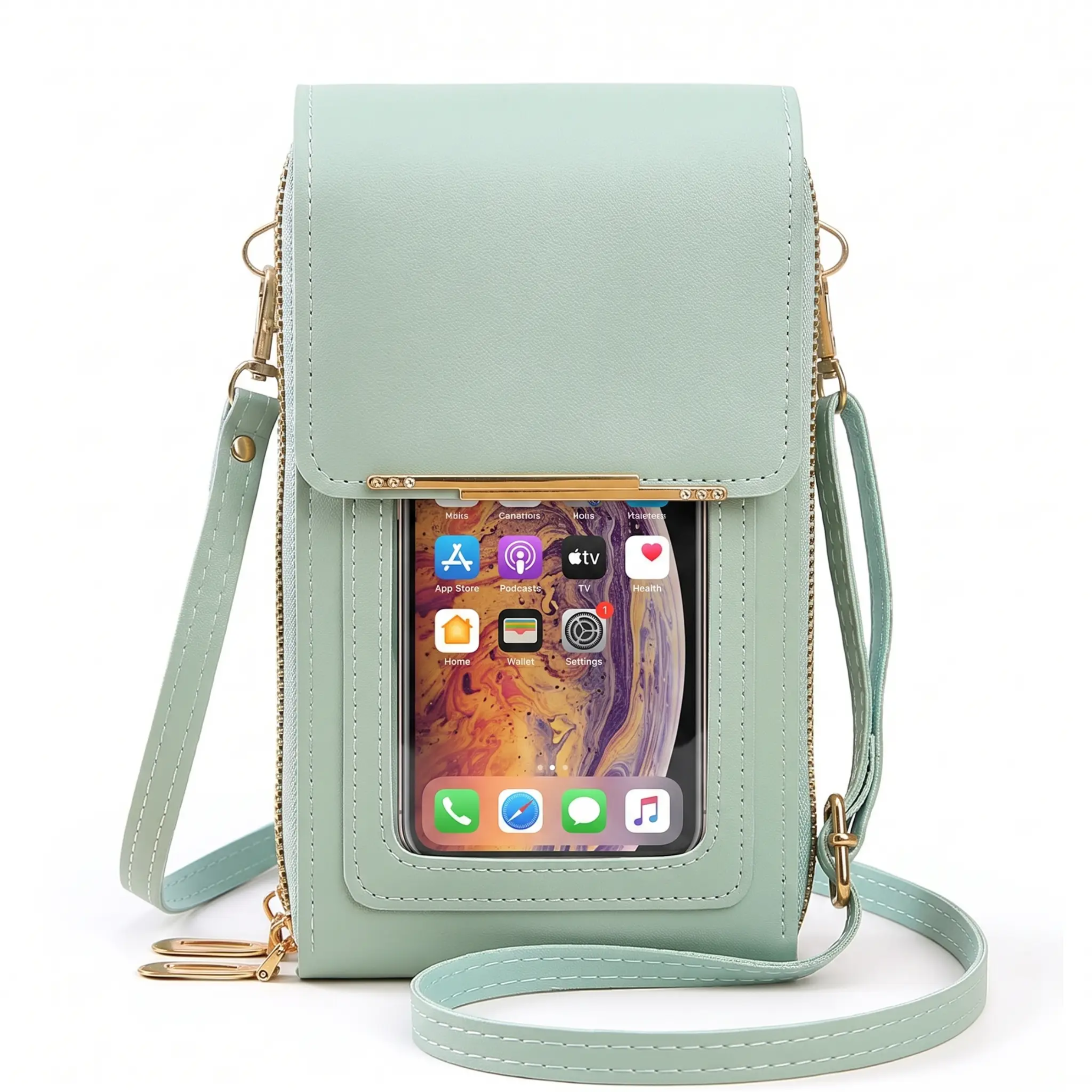 Cartera de móvil con protección RFID antirrobo