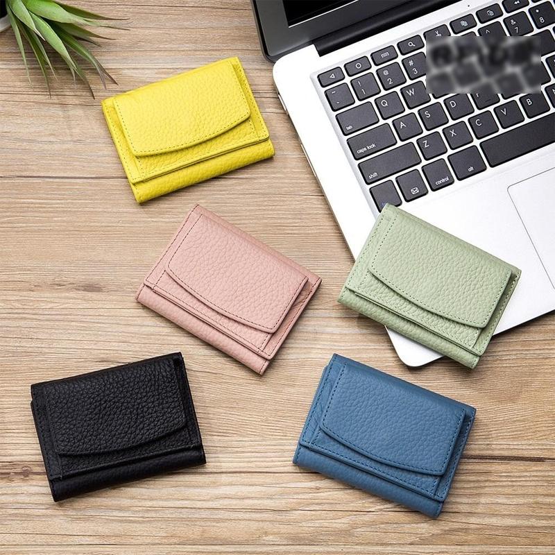 Cartera RFID artesanal de piel suave
