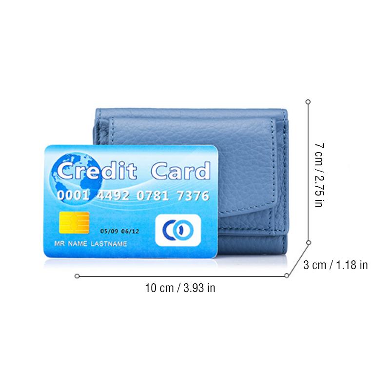 Cartera RFID artesanal de piel suave