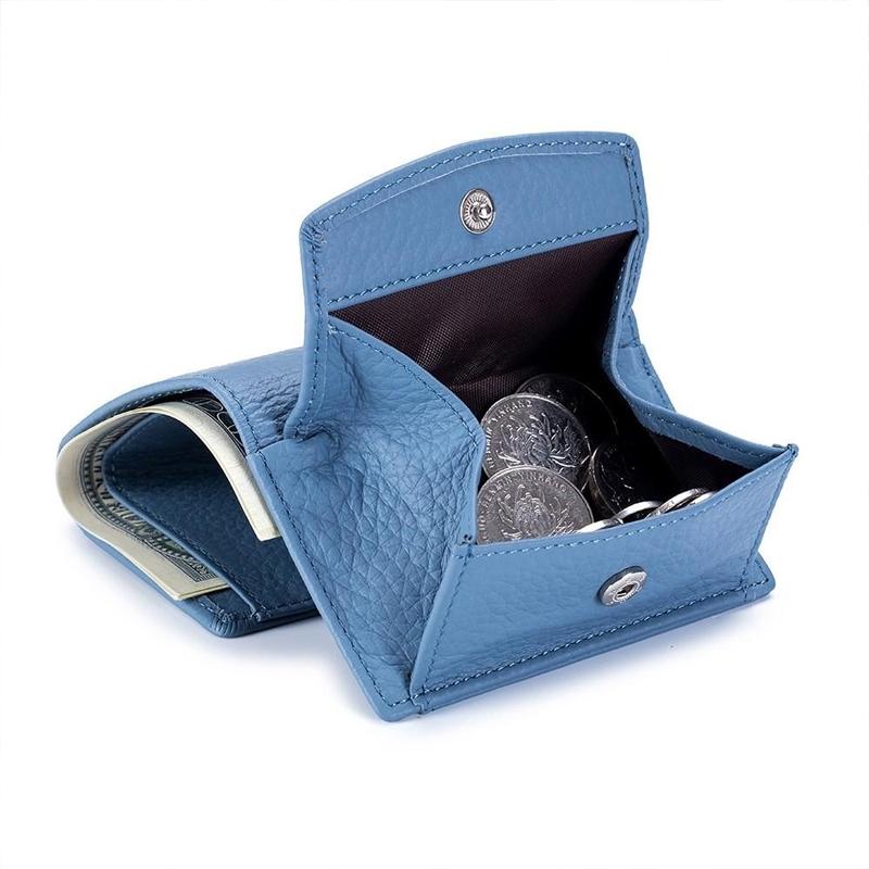 Cartera RFID artesanal de piel suave